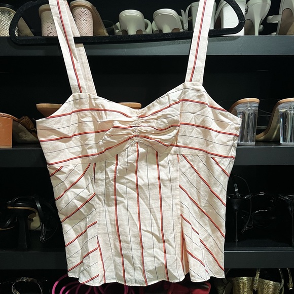 Intermix light pink pinstripe tank (medium) $50 - Picture 1 of 1
